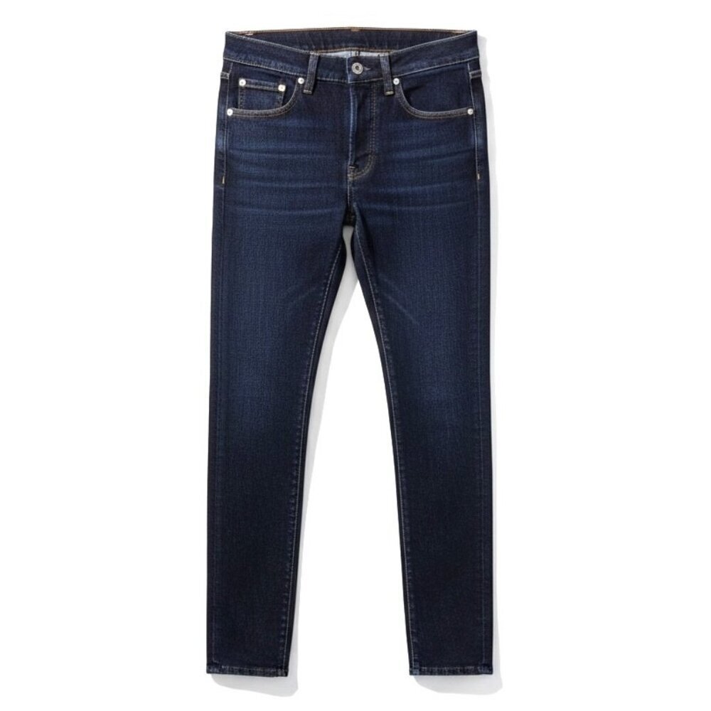 Rag & Bone High Rise Heritage Blue Skinny Raw Ankle Jeans Size 24
